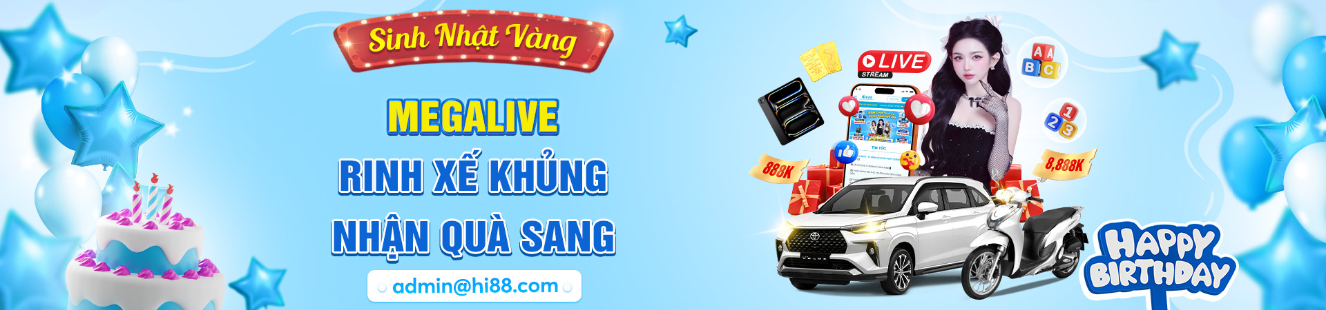 Banner chúc mừng sinh nhật